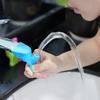 6 Silicone Faucet Splash Extenders (Blue/Green/Pink) - Leak-Proof, Easy-Install for Kitchen/Bath