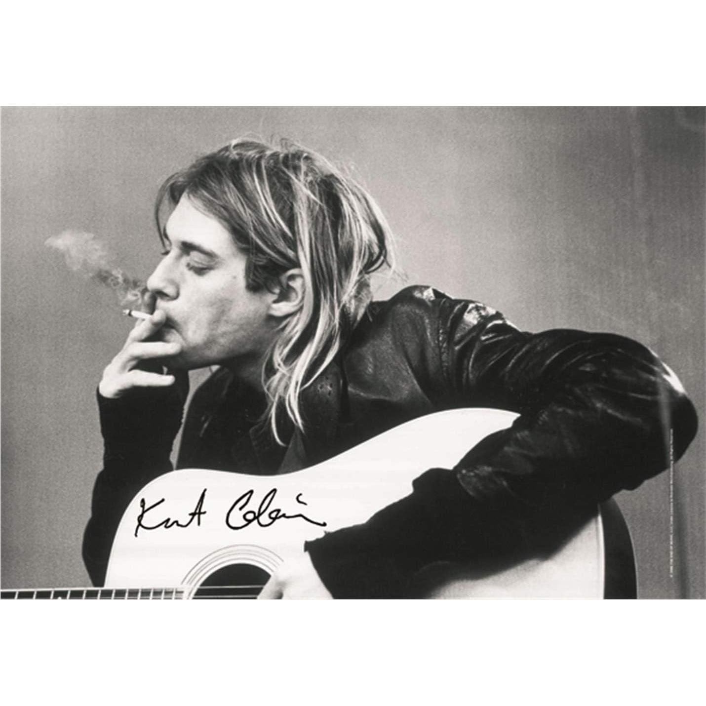 Tapestry Large fabric poster/flag featuring Kurt Cobain s guitar 75x100