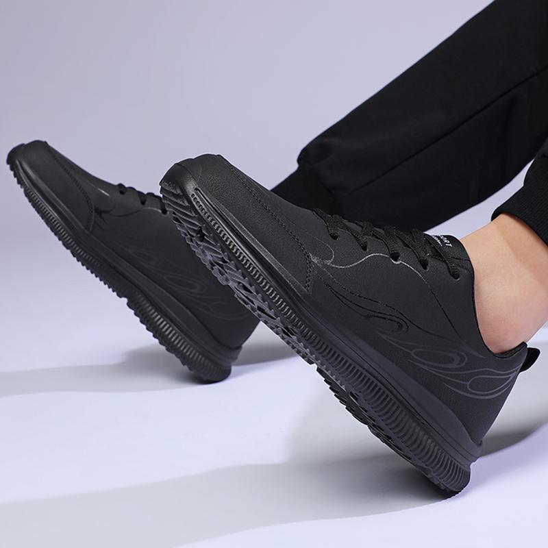 Jaro/podzim Vodotěsné Protiskluzové tenisky Kožený povrch Prodyšné Ležérní Extra velké pánské boty