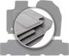 Gray Car Mats For: Toyota RAV4 III SUV (2006-2013)