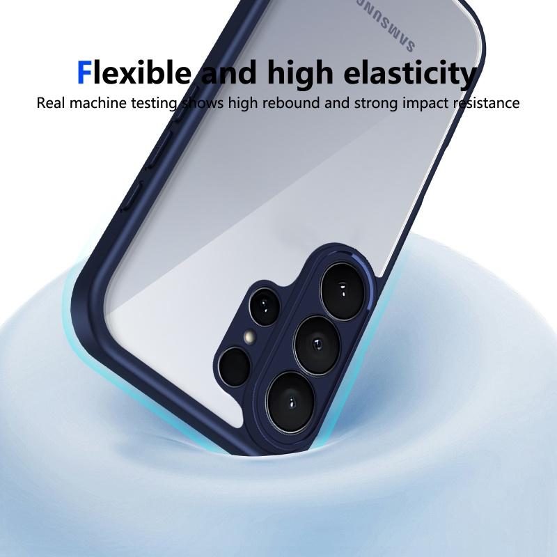 Matte Acryl Hülle Für Samsung Galaxy S26 S25 Edge S24 S23 Plus S22 Ultra S21 FE M56 A17 F17 A57 A16 Transparente Abdeckung