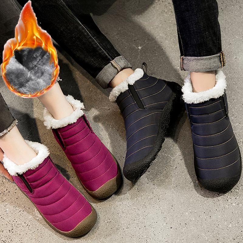 

Новые зимние сапоги унисекс, нескользящие износостойкие хлопковые ботинки