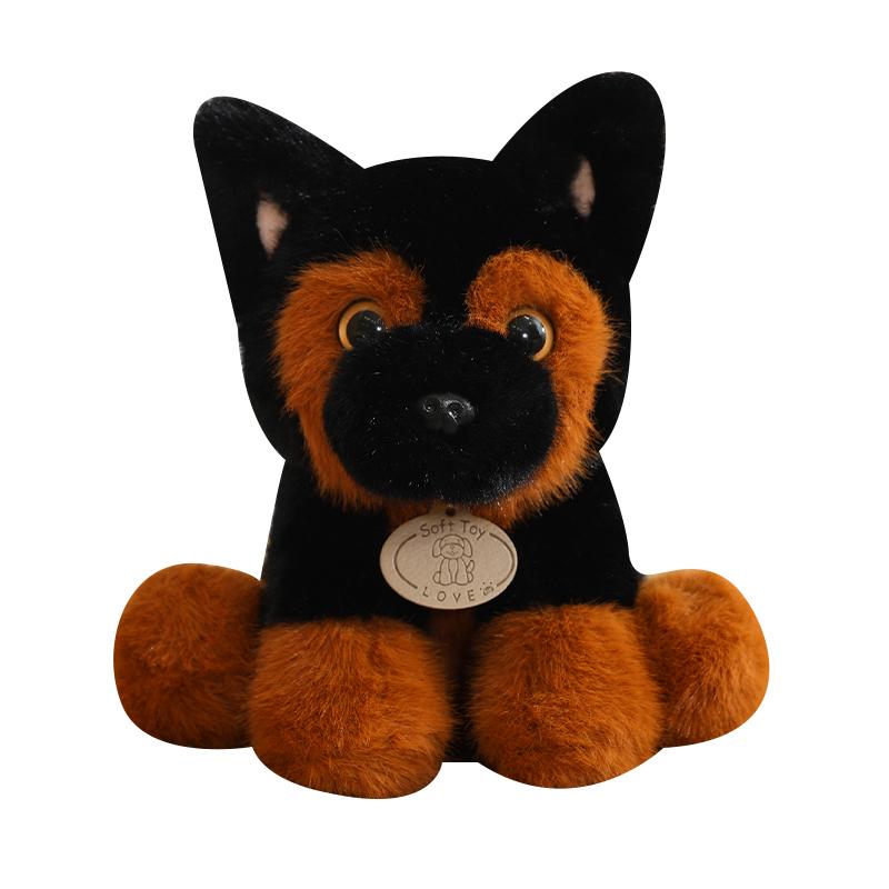 Nuovi Morbidi Peluche Seduti di Piccoli Cani Lupo Bambole Cucciolo Husky Morbide e Soffici Compagni Adorabili Animali Domestici Regalo di Compleanno per Bambini