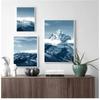 Landschaft Leinwand Malerei skandinavische Poster und Drucke Bilder für Wohnzimmer Schlafzimmer Dekor Natur Schnee Berg Wandkunst