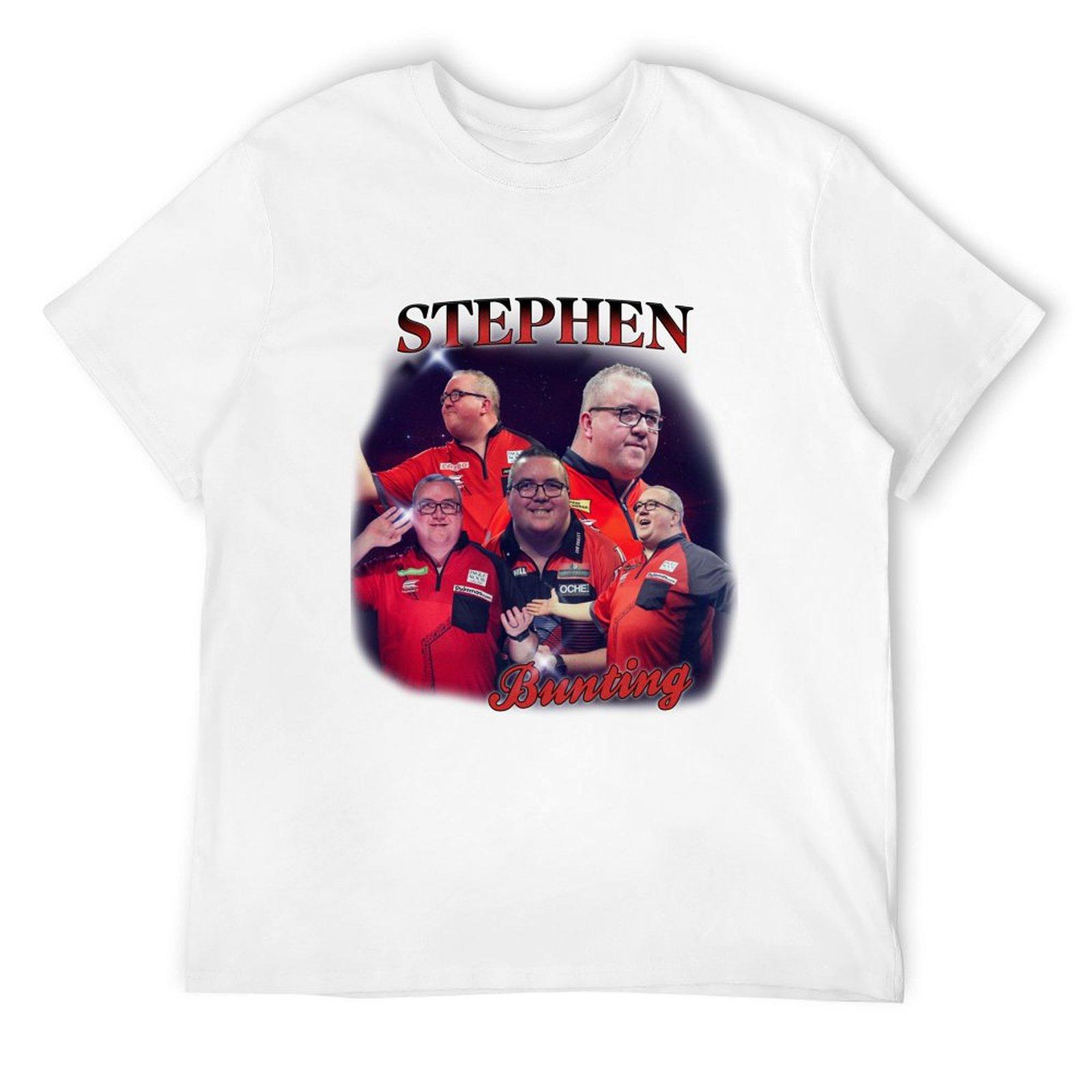 

Футболка Stephen Bunting Bootleg - Футболка для дартса на заказ винтажная тяжелый хлопок мужские футболки с принтом набор S