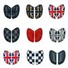 2Pcs/Set The Black Flag Car Shell Outside Rear View Mirror Covers For MINI COOPER U25 F66 F65 F67 Auto Accessories Cnjaw55