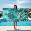 Shore Stylish Swimming Towel Absorbent Beach Blanket Sea Turtle Beach Towel  Summer