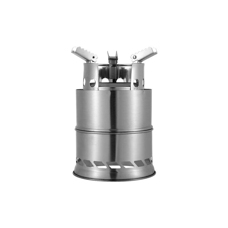ZISIZ Stainless Steel Portable Wood Burning Stove