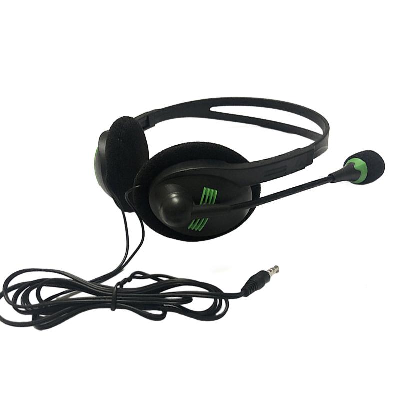 3.5Mm Wired Headphones Universal Headset With Microphone Noise Cancelling Earphone For Laptop Computer