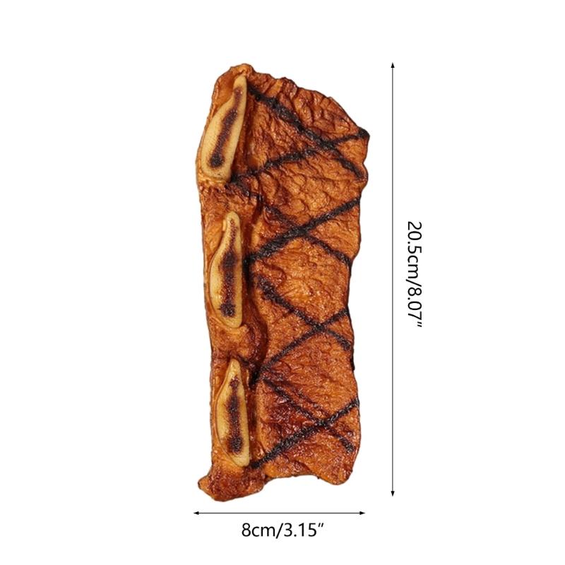 Realistic Fake Steak Model Artificial Steaks Simulations Food Perfect for Food Photography Early Childhood Teaching Tool