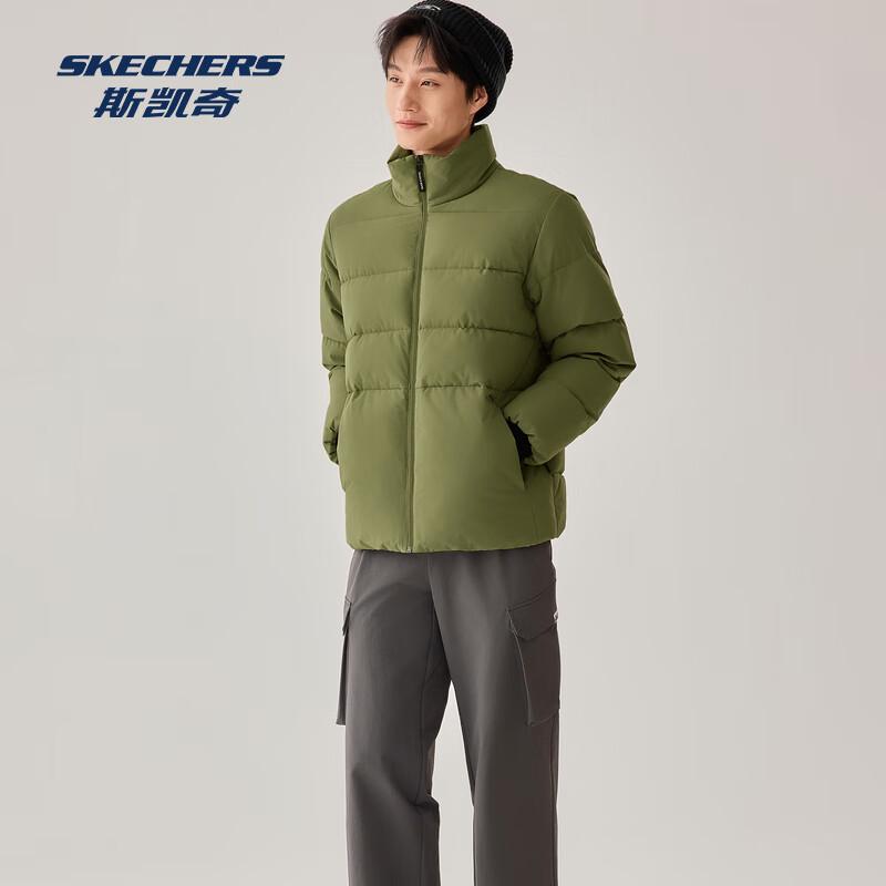 Skechers Men's Water-Repellent Padded Jacket