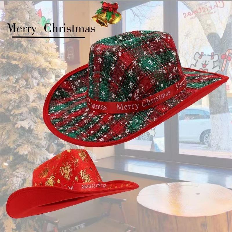 Women S Western Cowboy Hat Christmas Decor Party Cosplay Magician Hat