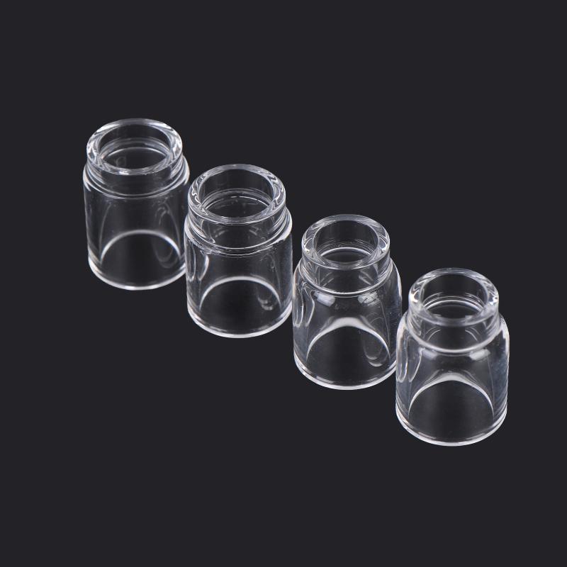 2Pcs TIG Welding Torch Stubby Gas Lens #4-12 Glass Set Professional Welding Tool Parts for WP17 WP18
