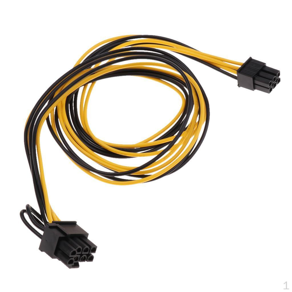 6-Pin auf 6+2-Pin Stromverteiler Videokartenkabel