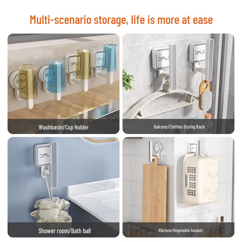 Kitchen Wall-Mounted Pot Lid and Pan Storage Rack