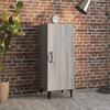 817406 vidaXL Buffet Sonoma Grey 34.5x34x90 Cm Engineered Wood