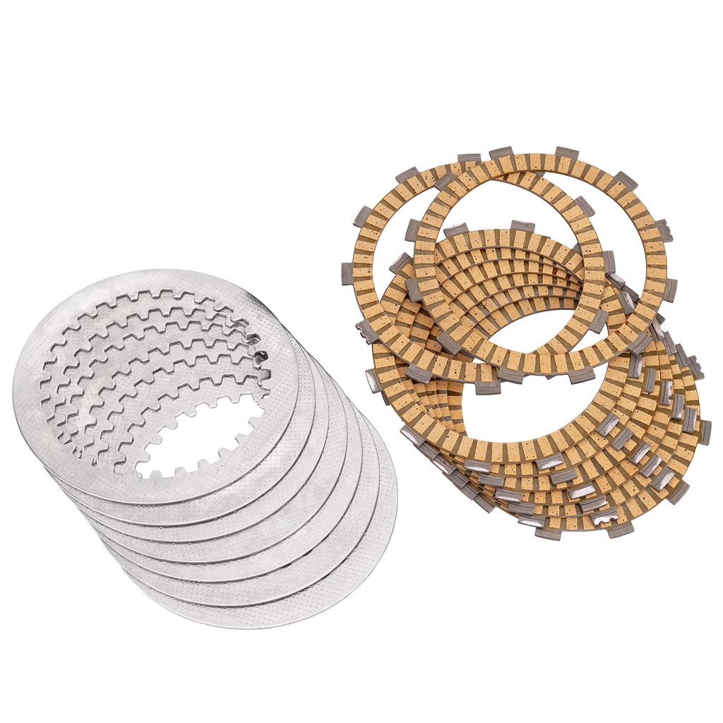AHL 15pcs Motorcycle Clutch Plate Clutch Friction Plate Kit 22U-16321-00-00 Application: Yamaha XV1000 Virago