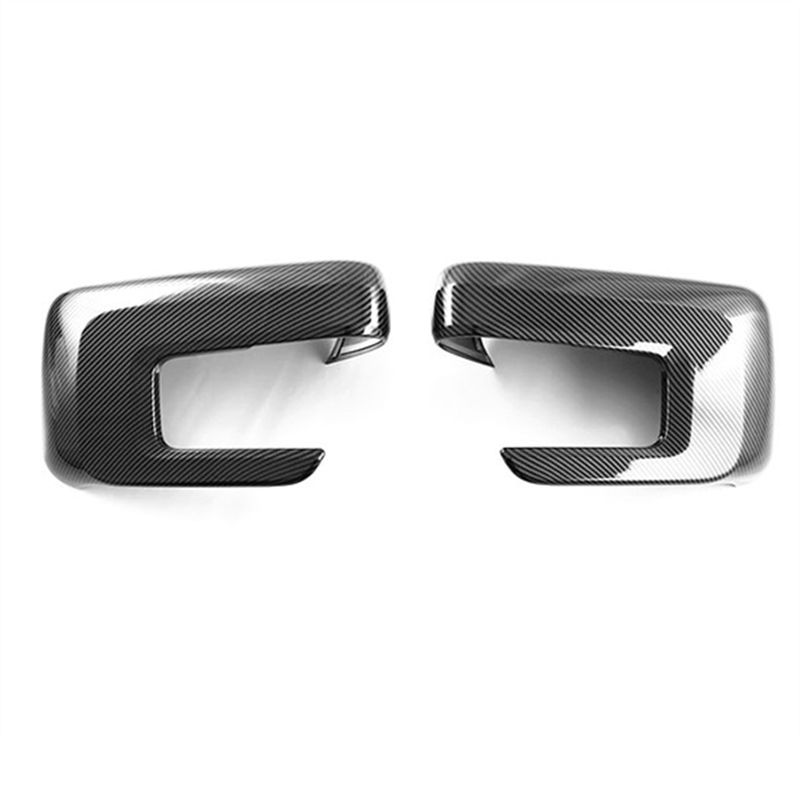Carbon Fiber Rearview Mirror Decorative Cover Reversing Mirror Protective Cover For Ford Raptor F150