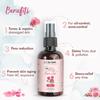 Nat Habit 100% Pure Gulab Jal Steam Distilled Face Toner And Hydrating Rose Water Mist For Natural Glowing Skin 100 Ml
