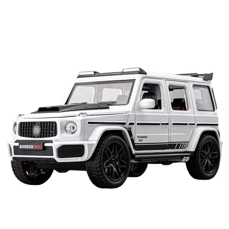 1/22 Scale Metal Diecast Brabus G800 Toy Cars Models Rubber Tires SUV Vehicles Toys 6 Doors Opened Off-road Collection Model Boys Gifts