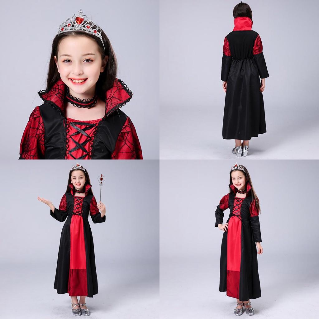 Soft And Comfortable Witch Cosplay Costume For Girls Halloween And Role Play