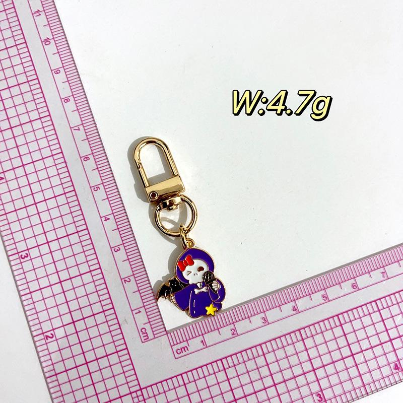 Cartoon Halloween Keychain: Cute Mummy, Pumpkin, Ghost & Skull Pendant