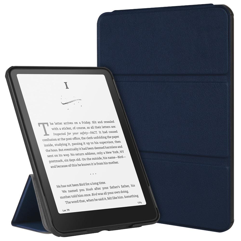 For Auto Wake/Sleep Case Tri-fold Shockproof e-Reader Cover Leather Wear Resistant for Kindle Paperwhite 12th Gen 2025 (7 inch)