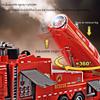 1:32 Scale Water Spray Fire Rescue Toy Pull-Back Function Engineering Vehicle  Children Gifts