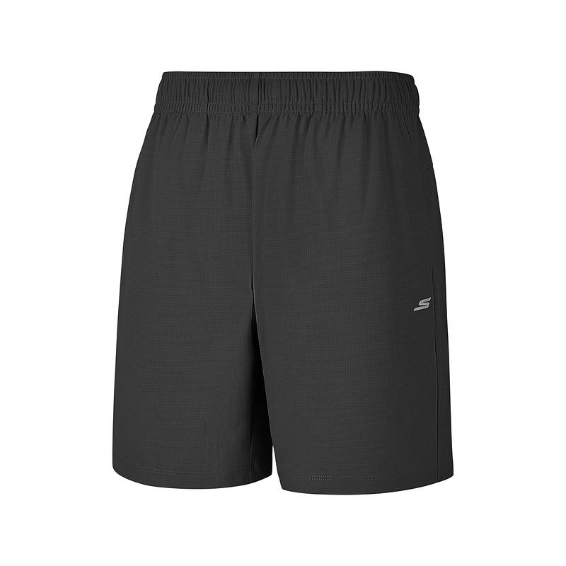 Skechers Knit Moisture-Wicking Soft Breathable Sports Elastic Waist Quick-Dry Shorts Men shorts P226M046-0018 S