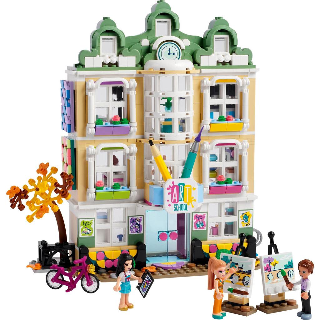 LEGO Friends Emma's Art School 41711 Toy, Building Blocks, Gift, Art, Painting, Pretend Play, Girls, Ages 8 and Up