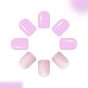 Stylish Purple Flower Press On Nail Comfort Fit Reusable Artificial Nail Quickly Application For Busy Women