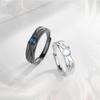 Zinc Zinc Alloy Valentine'S Day Gift Angle Star Fashion Jewelry Korean Style Ring Vintage Ring Couple Ring