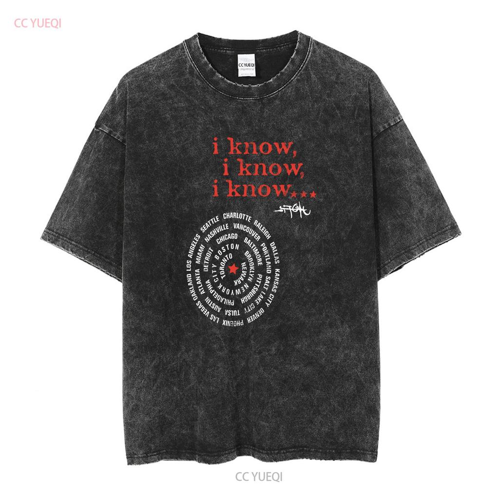 Travis Utopia Circus Merch Maximus Tour I KNOW Tričko Těžká Bavlna Jack dlouhý nebo krátký rukáv vintage Vypraný streetwear