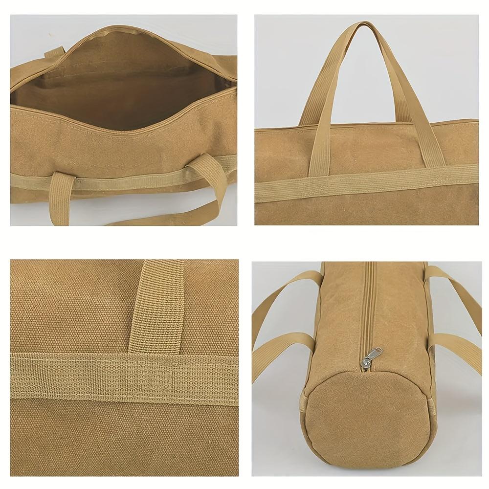 1/2pcs Tent Ground Stake Storage Pouch Large Capacity Camping Organizer for Outdoor Gardening Hiking Backpack Portable Gear Bags