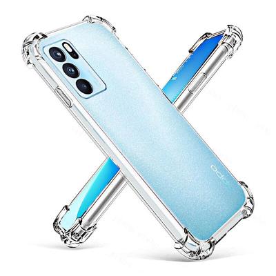 Four Corners Anti-fall Transparent Phone Case for OPPO Reno 7 6 5 4 Pro 5G 6 5Z 5F Clear Soft Silicone Protection Back Cover for Reno 7SE 5 4 Lite