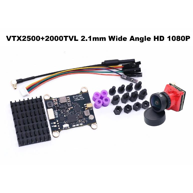 B-CUBE 5.8G VTX 800 1000 1600 2500mW 48CH Input Voltage Video Transmitter Power 25 1000mW For Long Range RC Airplane FPV Drone
