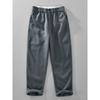 Foreign Trade Surplus Spring and Autumn Casual Linen Long Pants for Men, Cotton-Linen Loose Straight Pants, Thick Versatile Comfortable Ramie Pants