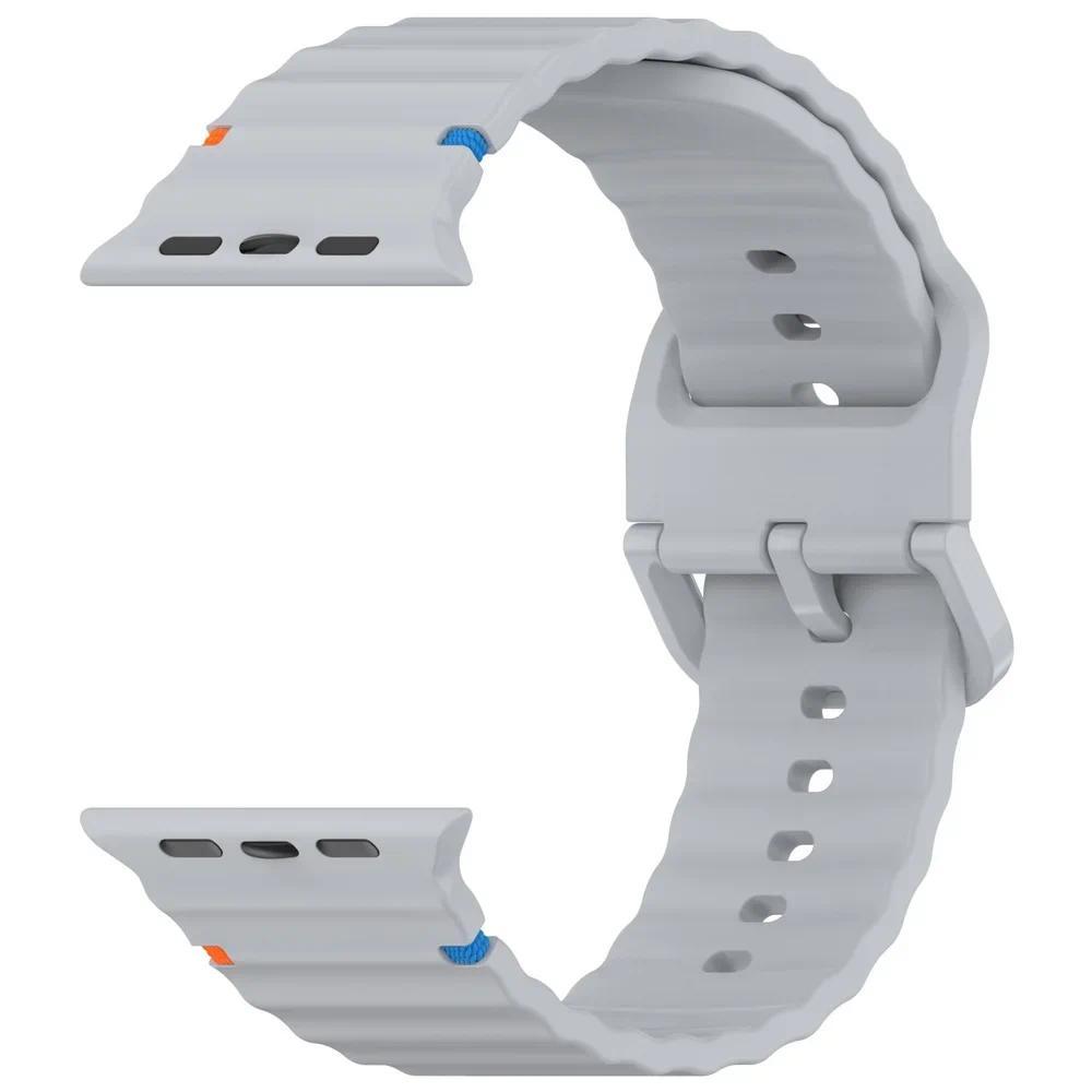Sport Silicone Strap Compatible for Apple Watch Series 11 46mm 42mm Ultra 3/2/1 49mm 45mm 40mm 41mm 44mm 38mm Series 10 9 8 7 6