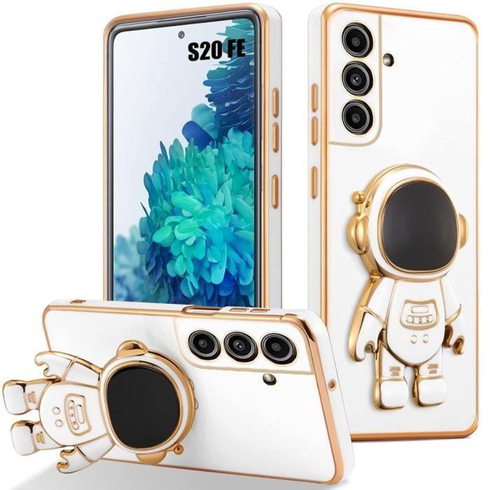 Coque - Samsung - Galaxy S20 FE - Silicone - Support Astronaute 3D - Protection Anti-Rayures