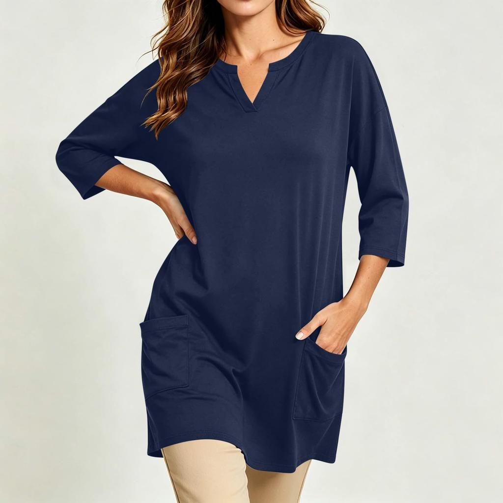 Women's Casual 3/4 Sleeve T-Shirt Top