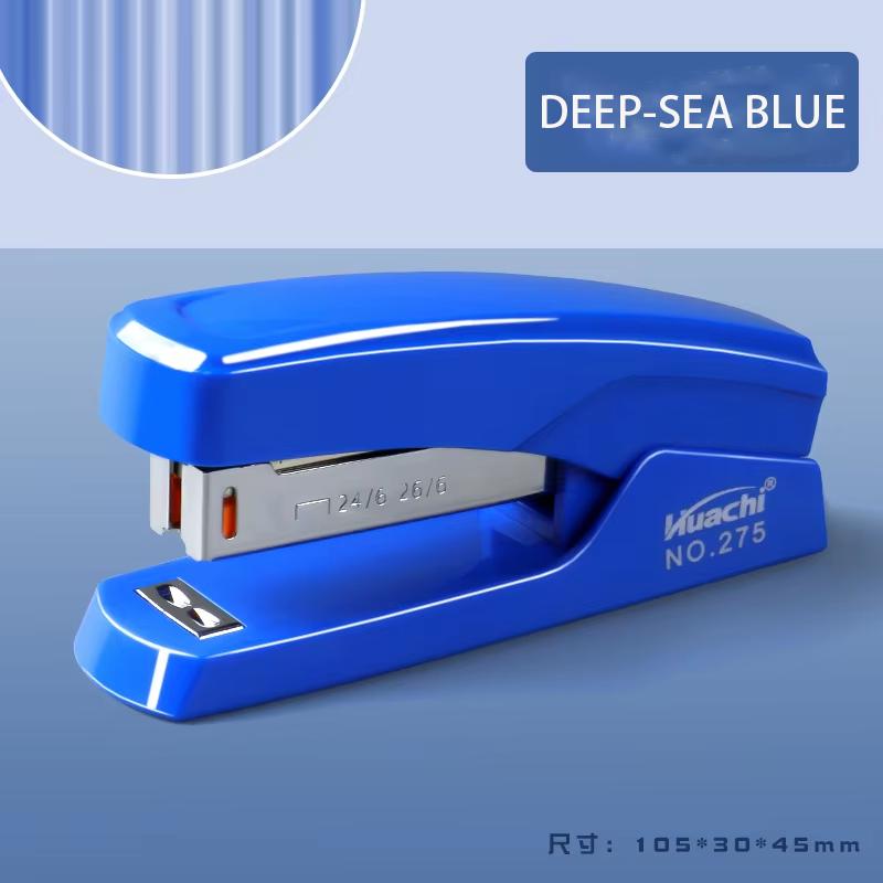 

Heavy-Duty Desktop Stapler Deep Paper Capacity,Visual Window & Hand-Press Lock, Compatible Staples,or Office, School, and Home.