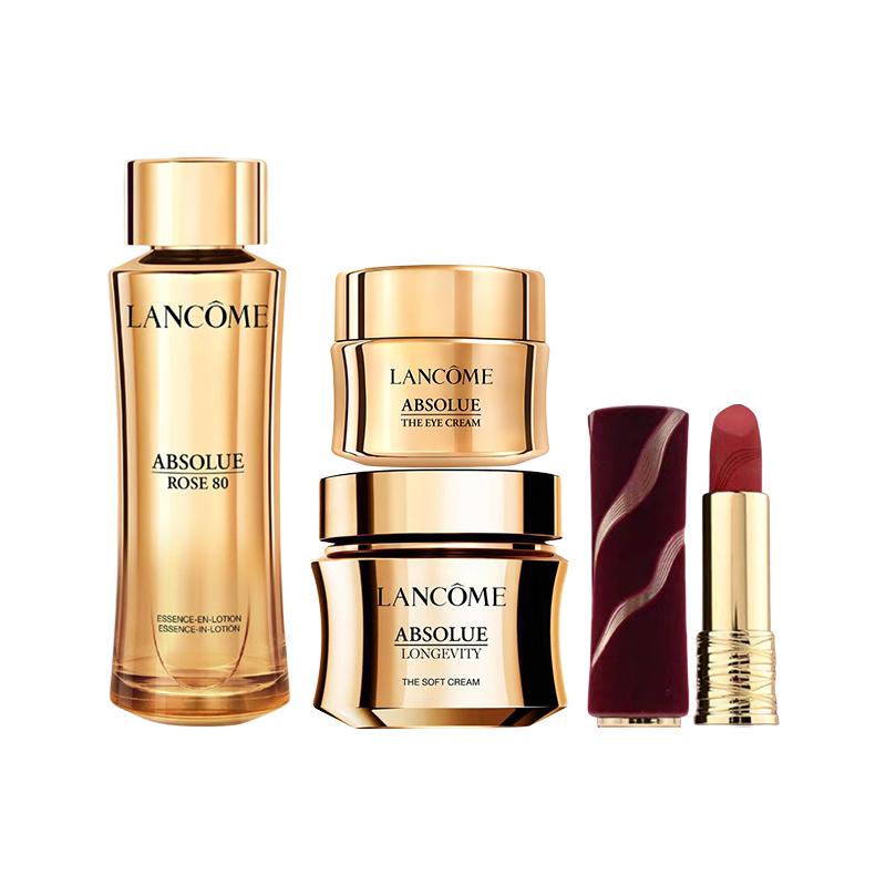 Lancôme Jingchun Nourishing and Moisturizing Skin Care Set, Hydrating and Soothing, Four-piece Set