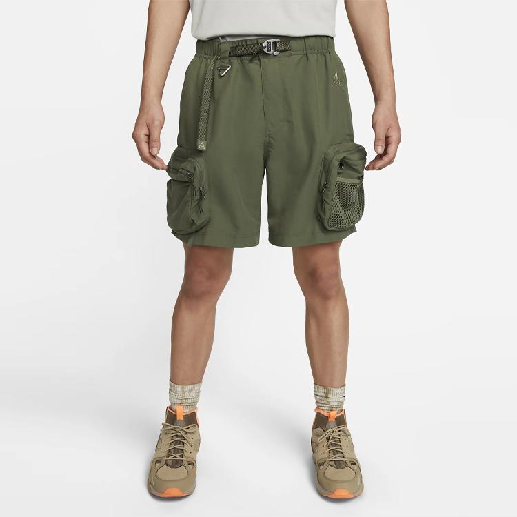 Nike Cargo Shorts Men's Khaki Green Moderate (Unisex) Cargo Shorts DN3946 222