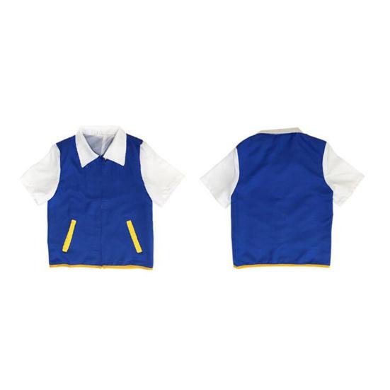 3Pcs/Set Anime Outfit Role-Playing Costume Ash Fans Jacket Gloves Hat Set Daily Wear Parties Festivals