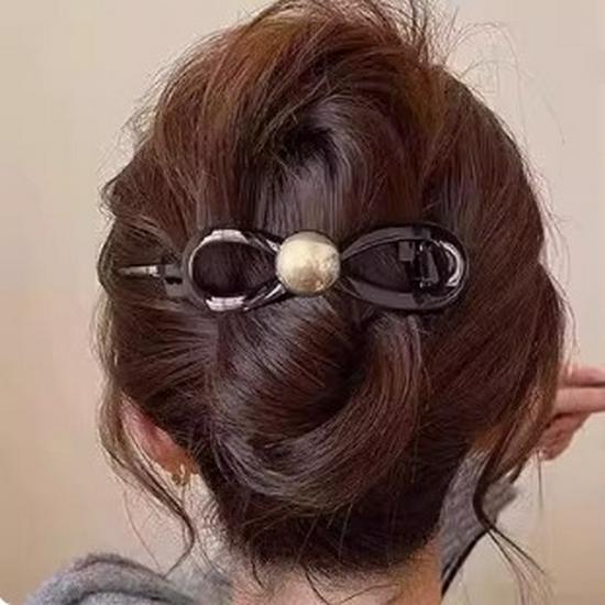 Elegant Women's Hair Accessories: Twist Hairpin, Claw Clip, Lazy Clip, Duckbill Clip for Stylish Buns and Hairstyles