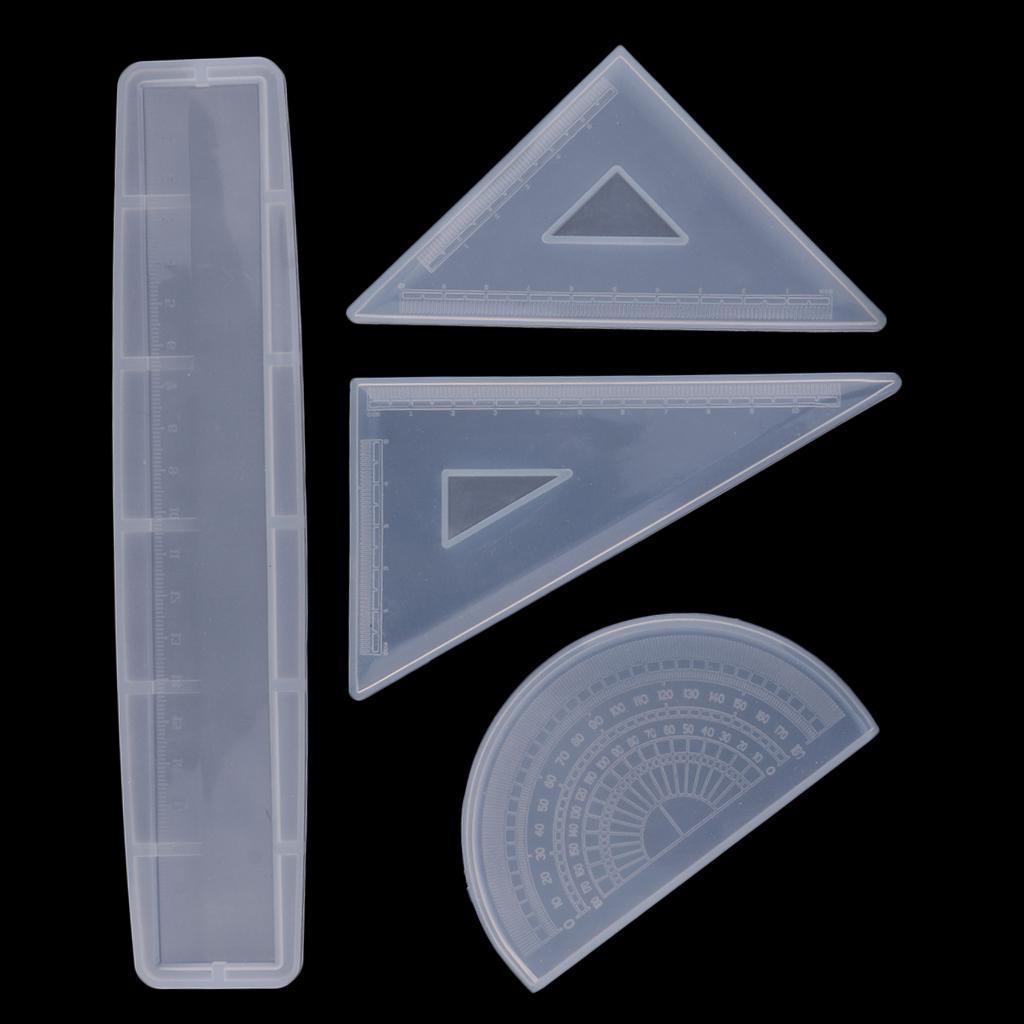 4 buc/pachet Riglă tema rășină turnare mucegai bomboane zahăr modelare bricolaj meșteșuguri aprovizionare