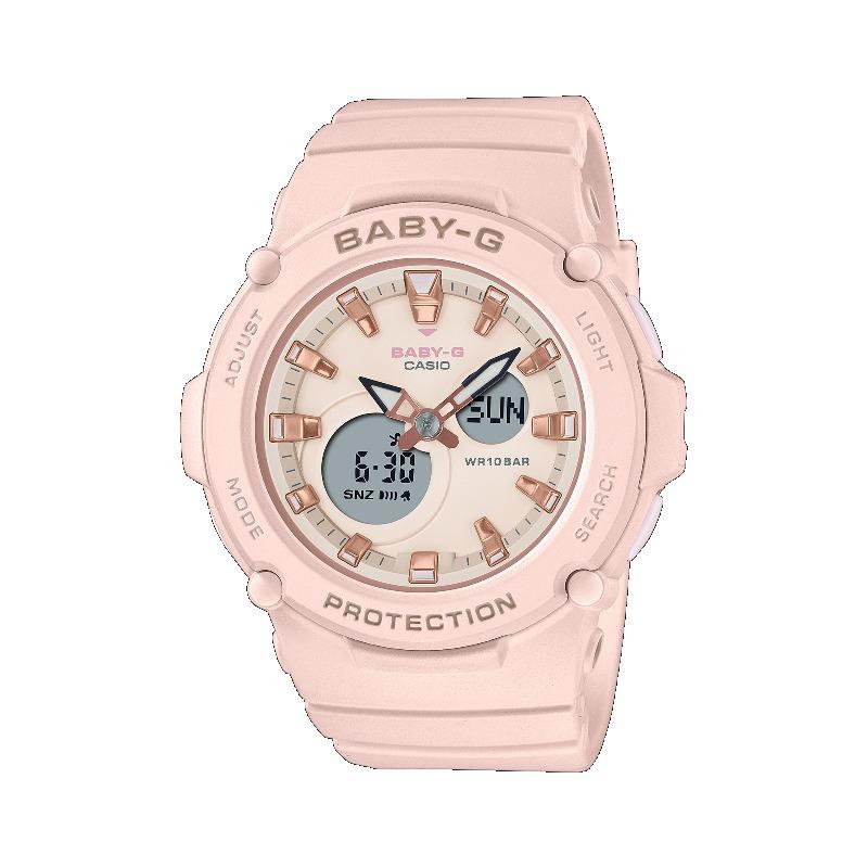 Casio Baby-G Women s Resin 100M Water Resistant Analog Shock Resistant Quartz Watch BGA-275-4A красный