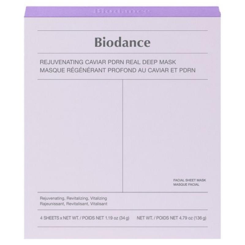 Biodance Rejuvenating Caviar PDRN Real Deep Mask 34g* 4 EA