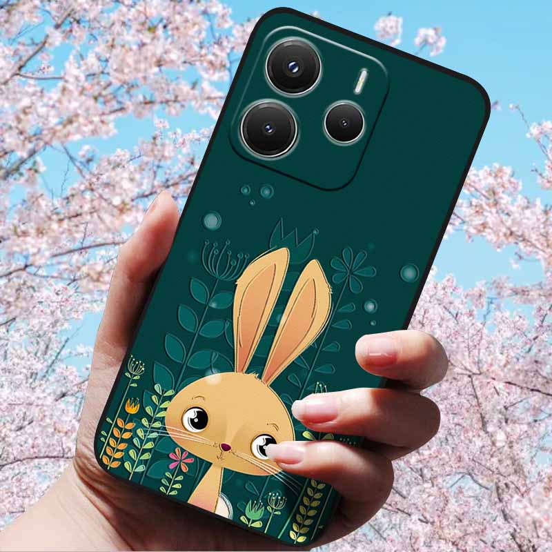 For Xiaomi Redmi Note 14 5G 4G Cases 3D Relief Embossed Retro Soft Silicone Covers For Redmi Note 14 5G Global Version 3D Cases