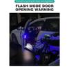 LED Car Door Lights Welcome Light Magnetic Control USB Charging Auto Open Door Safe Anti-collision Emergency Warning Signal Lamp